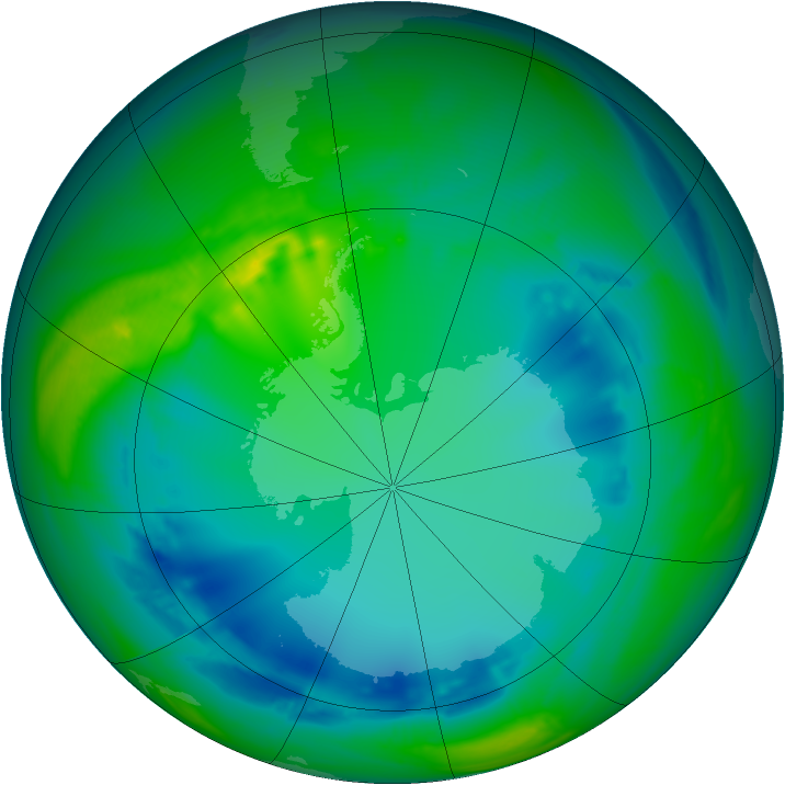 Ozone Map 2007-07-30